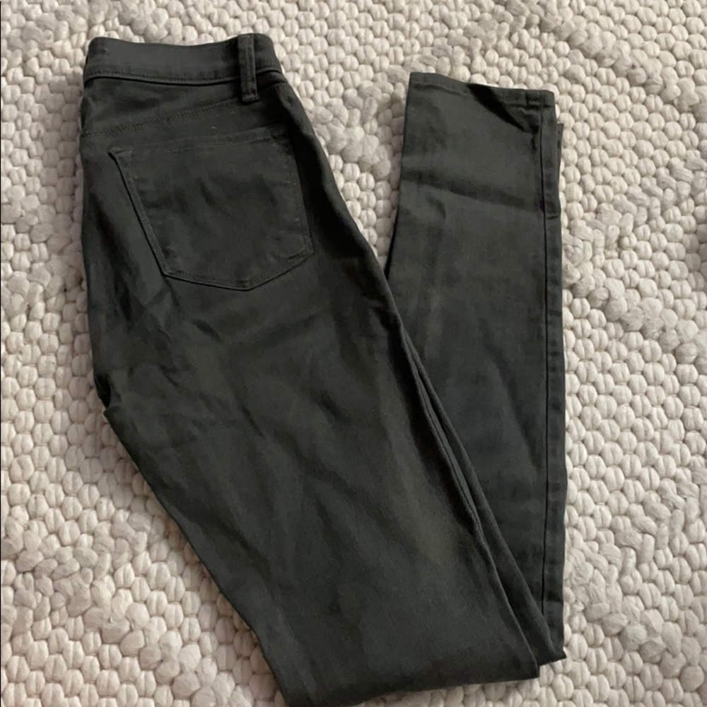 J brand olive color denim